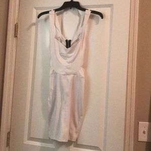 White body con dress